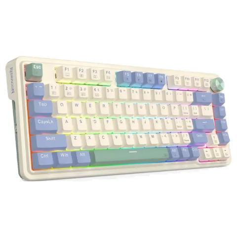 کیبورد ردراگون بی‌سیم K673 PRO UCAL PRO WHITE - تصویر ۲