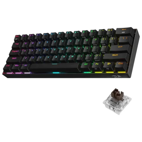 کیبورد ردراگون بی سیم K530 PRO DRACONIC BROWN SW - تصویر ۲