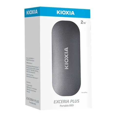 اس اس دی کیوکسیا KIOXIA EXCERIA PLUS USB 3.2 2TB Portable SSD - تصویر ۲