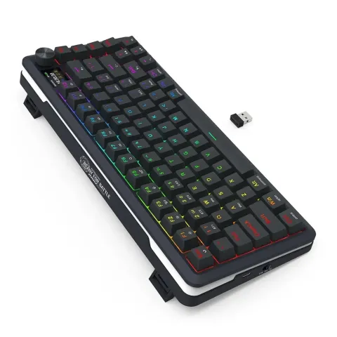 کیبورد گیمینگ ردراگون K708 FLEKACT PRO LCD WIRELESS - تصویر ۳
