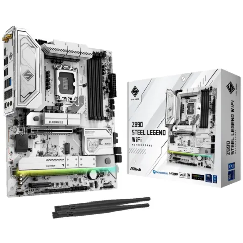 مادربرد ازراک ASROCK Z890 STEEL LEGEND WIFI 7 DDR5 - تصویر ۲