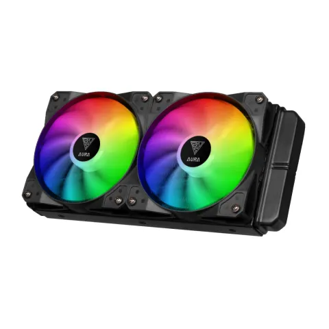 خنک کننده مایع پردازنده گیم دیاس GAMDIAS AURA GL240 LIQUID COOLER - تصویر ۲
