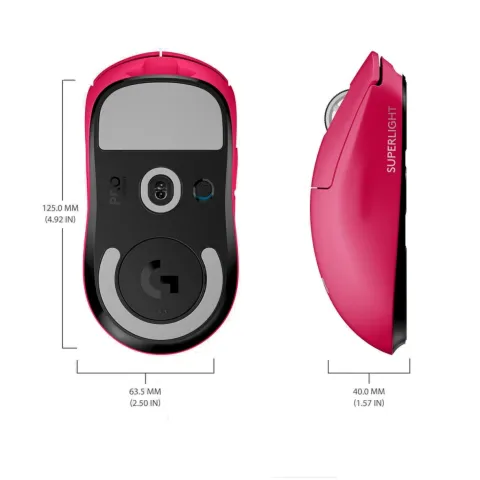 موس لاجیتک بی سیم G PRO X Superlight - تصویر ۴