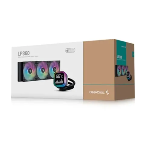 خنک کننده مایع پردازنده دیپ کول DEEPCOOL LP360 Black - تصویر ۲