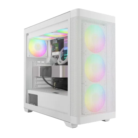 کیس گیم دیاس GAMDIAS ATHENA M3 WHITE GAMING CASE - تصویر ۸