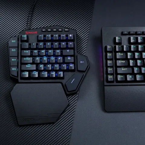 کی پد گیمینگ با سیم ردراگون DITI K585 RGB BLUE SW - تصویر ۴