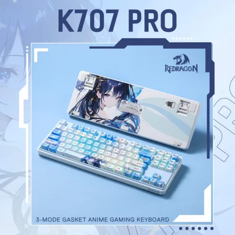 کیبورد ردراگون REDRAGON K707 AK STAR BLADE PRO WIRELESS - تصویر ۶