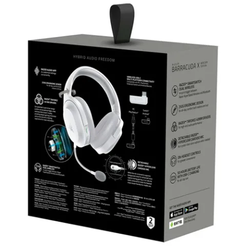 هدست ریزر RAZER BARRACUDA X 2022 WHITE - تصویر ۹