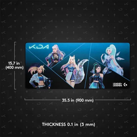 موس پد گیمینگ لاجیتک  (400*900)LOGITECH G840 K/DA XL MOUSEPAD - تصویر ۴