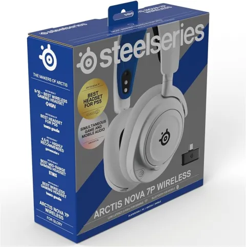 هدست استیل‌سریز STEELSERIES ARCTIS NOVA 7P WHITE - تصویر ۶