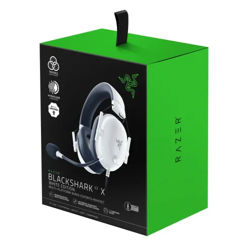 هدست ریزر RAZER BLACKSHARK V2 X WHITE - تصویر ۴