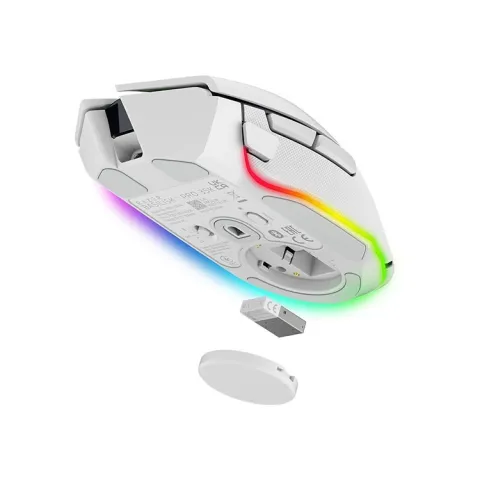 موس ریزر RAZER BASILISK V3 PRO WHITE - تصویر ۶
