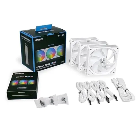 فن کیس لیان لی LIAN LI UNI FAN AL V2 120 3x1 WHITE - تصویر ۶