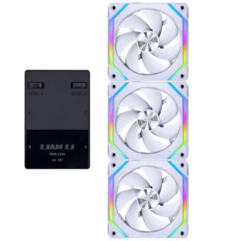 فن کیس لیان لی LIAN LI UNI FAN SL V2 120 3x1 WHITE - تصویر ۵