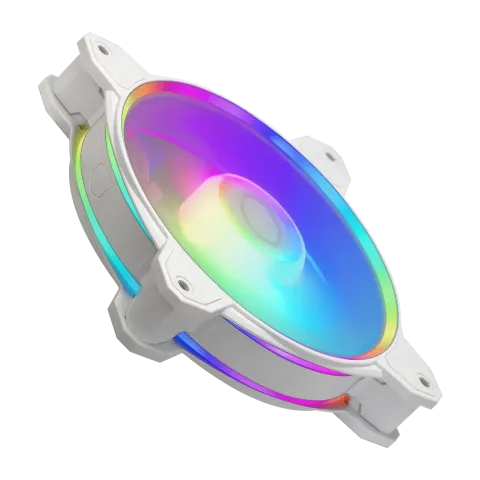 فن کیس کولرمستر MasterFan MF120 HALO² White Edition - تصویر ۳