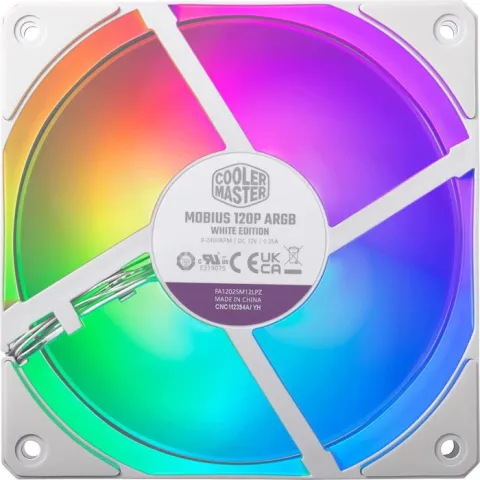 فن کیس کولرمستر MOBIUS 120P ARGB WHITE - تصویر ۶