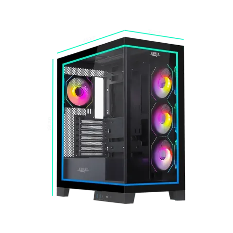 کیس اوست AWEST AQ16 BLACK - تصویر ۲