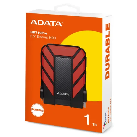 هارد اکسترنال ای دیتا قرمز HDD EXTERNAL ADATA HD 710 PRO 1TB - تصویر ۴