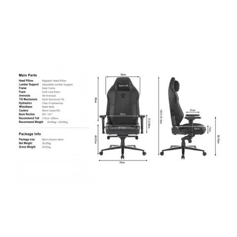 صندلی گیمینگ ردراگون REDRAGON C622 GAMING CHAIR - تصویر ۵