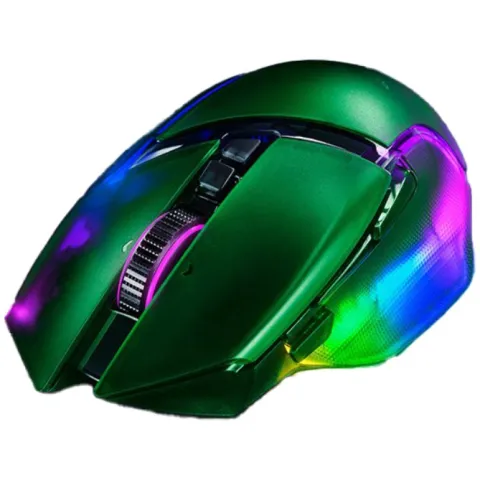 موس ریزر RAZER BASILISK V3 PRO 35K PHANTOM GREEN - تصویر ۲