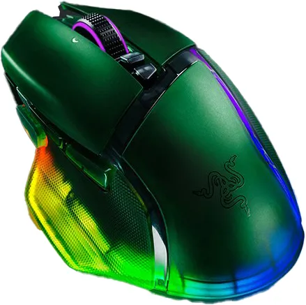 موس ریزر RAZER BASILISK V3 PRO 35K PHANTOM GREEN - تصویر ۵
