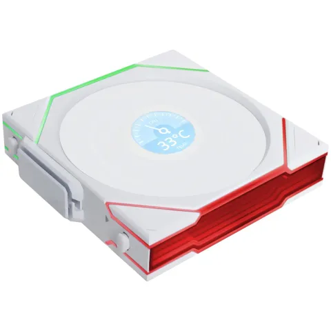 فن کیس لیان لی LIAN LI UNI FAN TL LCD WIRELESS 120 3x1 WHITE REVERSE - تصویر ۵