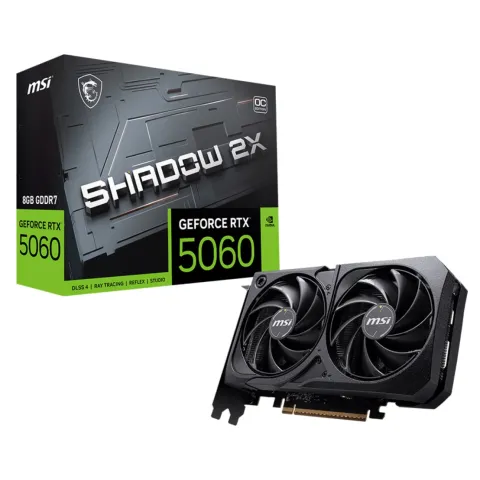کارت گرافیک ام اس آی GeForce RTX 5060 SHADOW 2x OC 8GB GDDR7 - تصویر ۲
