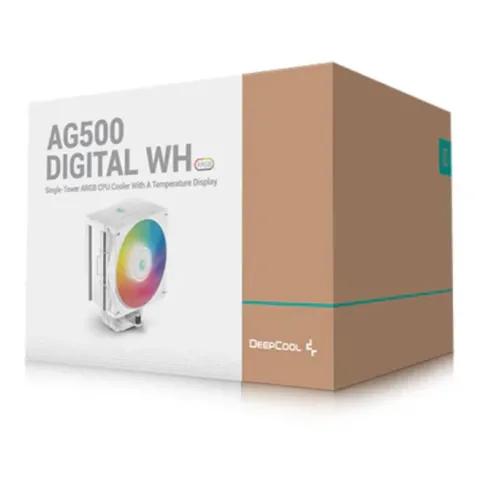خنک کننده پردازنده دیپ کول DEEPCOOL AG500 DIGITAL WHITE ARGB - تصویر ۲