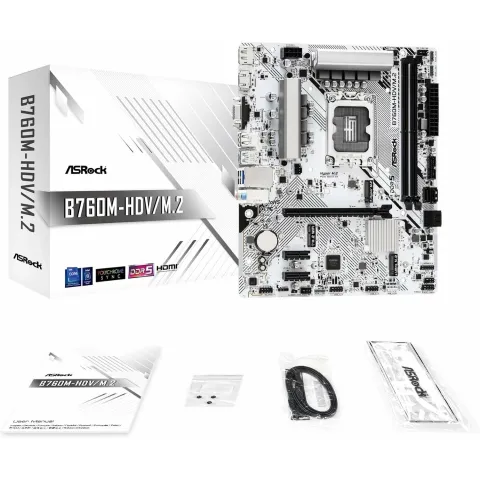 مادربرد ازراک B760M-HDV/M.2 DDR5 - تصویر ۲