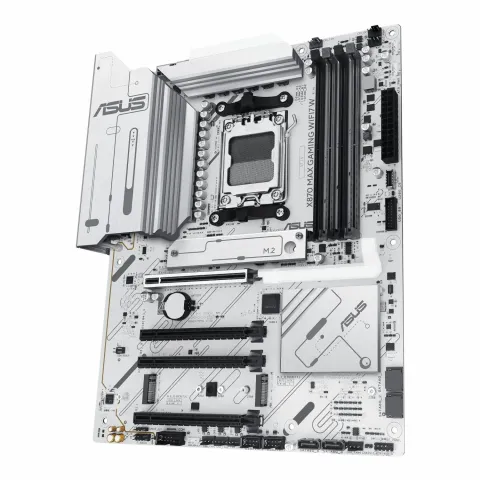 مادربرد ASUS X870 MAX GAMING WIFI 7 WHITE DDR5 - تصویر ۴