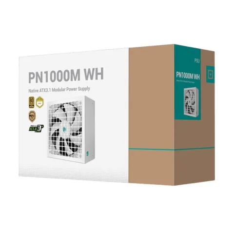 پاور 1000 وات دیپ کول DEEPCOOL PN1000M WHITE ATX 3.1 - تصویر ۲