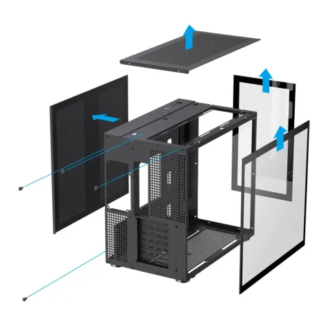 کیس گیمینگ گیم مکس CASE GAMEMAX INFINITY BLACK - تصویر ۱۱