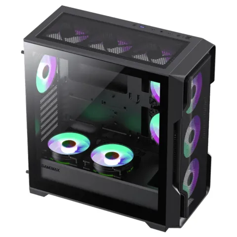 کیس گیمینگ گیم مکس CASE GAMEMAX SIEGE BLACK - تصویر ۲