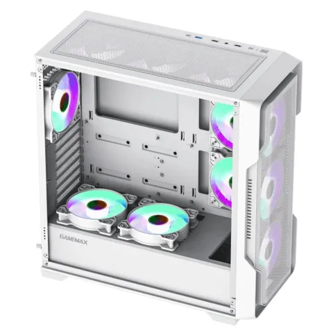 کیس گیمینگ گیم مکس CASE GAMEMAX SIEGE WHITE - تصویر ۷