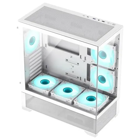کیس گیمینگ گیم مکس CASE GAMEMAX VISTA A WHITE - تصویر ۶