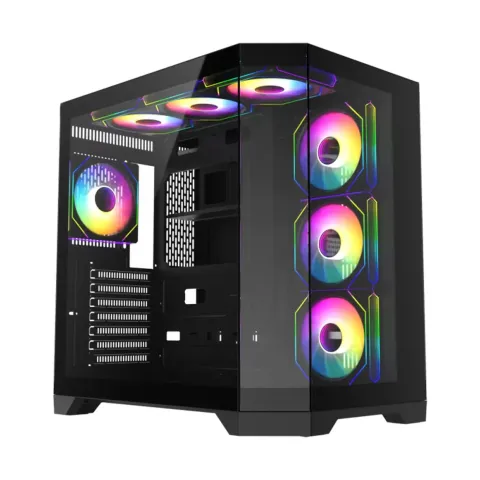 کیس گیمینگ گیم مکس CASE GAMEMAX HYPE A BLACK - تصویر ۲