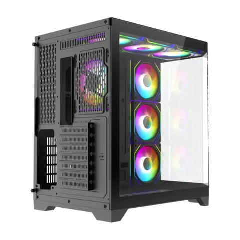 کیس گیمینگ گیم مکس CASE GAMEMAX HYPE A BLACK - تصویر ۷