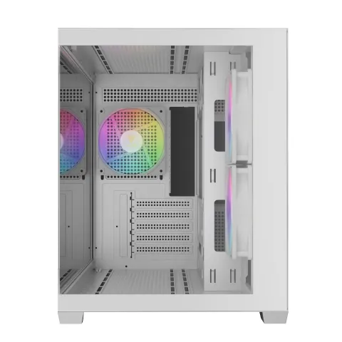 کیس گیم دیاس GAMDIAS AURA GC10M WH V2 ARGB GAMING BTF SUPPORT - تصویر ۲