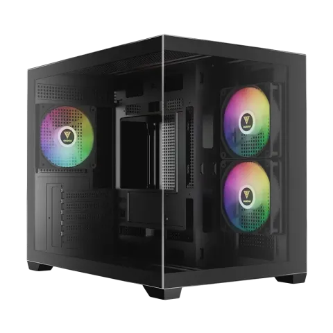 کیس گیم دیاس GAMDIAS AURA GC10M V2 ARGB GAMING BTF SUPPORT - تصویر ۲