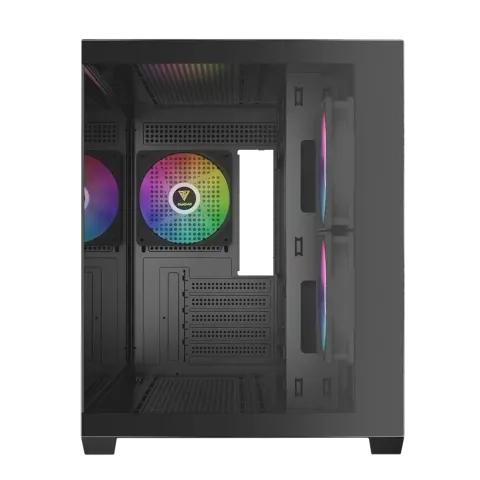 کیس گیم دیاس GAMDIAS AURA GC10M V2 ARGB GAMING BTF SUPPORT - تصویر ۳