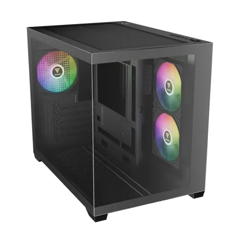 کیس گیم دیاس GAMDIAS AURA GC10M V2 ARGB GAMING BTF SUPPORT - تصویر ۴