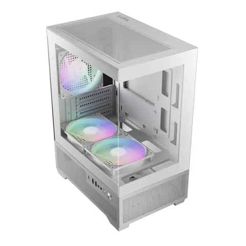 کیس گیم دیاس GAMDIAS AURA GC9M ELITE WH ARGB GAMING CASE - تصویر ۳