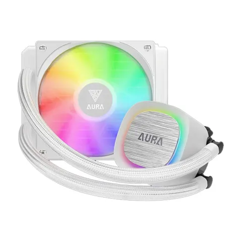 خنک کننده پردازنده گیم دیاس  GAMDIAS AURA GL120 V2 WHITE - تصویر ۶