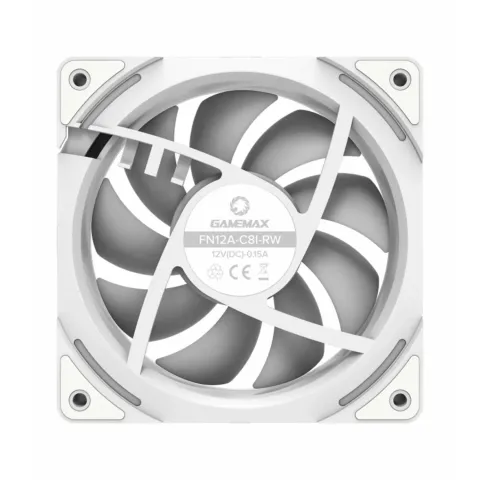 فن کیس GAMEMAX FN12 A C8I WHITE - تصویر ۴