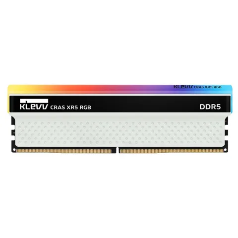 رم کلو KLEVV CRAS XR5 RGB WHITE 32GB (2x16GB) 8000MT/s CL38 DDR5 - تصویر ۳