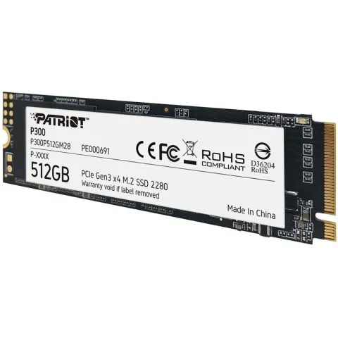 اس اس دی پاتریوت PATRIOT P300 NVMe SSD  - 512GB GEN3 2100MB/s - تصویر ۲