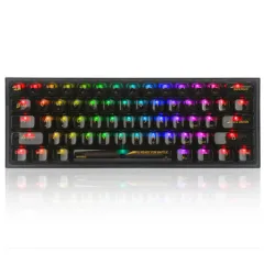 بررسی کامل کیبورد گیمینگ Redragon K617CT FIZZ BLACK 60% RGB 🎮🔥