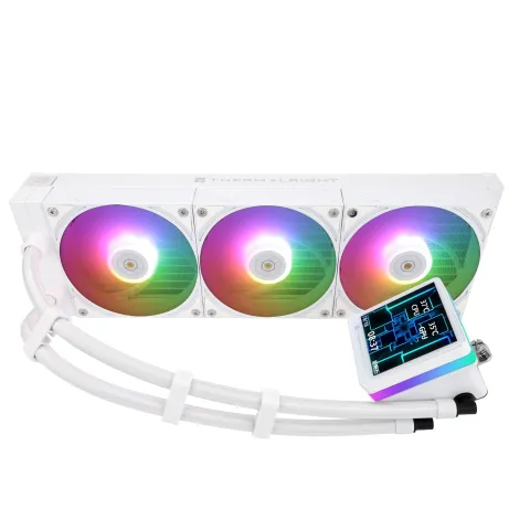 خنک کننده THERMALRIGHT GRAND VISION 360 ARGB WHITE LCD - تصویر ۳
