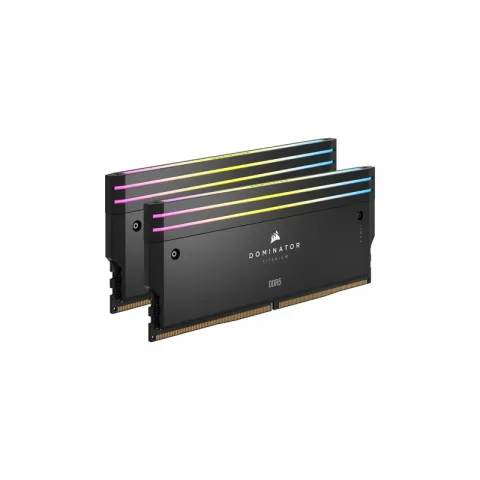 رم کورسیر CORSAIR DOMINATOR TITANIUM RGB BLACK 48GB (2x24GB) 8000MT/s CL38 DDR5 - تصویر ۳