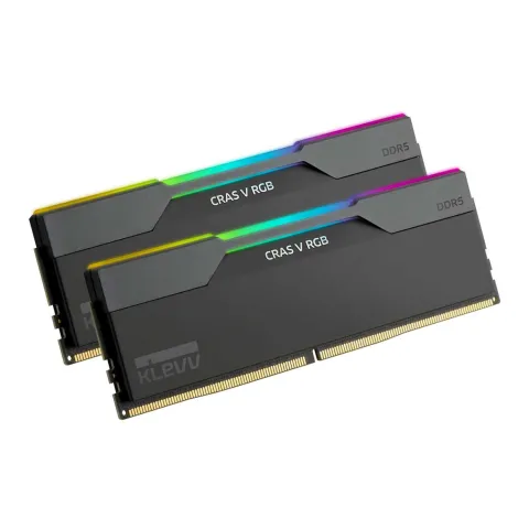 رم کلو Klevv Cras V BLACK RGB 48GB(2x24) 7600MT/s CL36 DDR5 - تصویر ۲